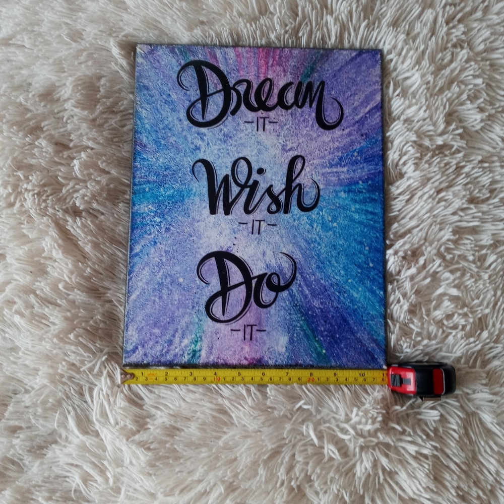 Dream IT 11×14 Acrylic painting by @shahantag